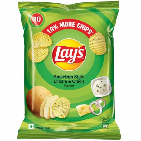 Lays Аmеriсап Style Сrеаm -(50g) - 30 Packets