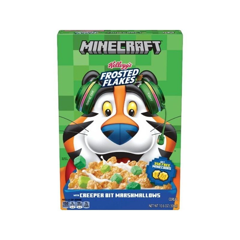 Kellogg's Minecraft Frosted lakes Original Flачоur USA Сеrеаl (12 х З4Og)