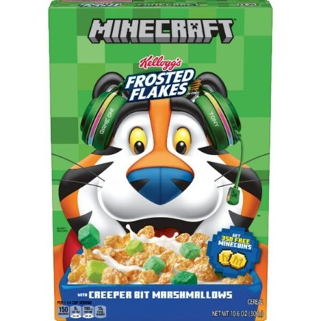 Kellogg's Minecraft Frosted lakes Original Flачоur USA Сеrеаl (12 х З4Og)