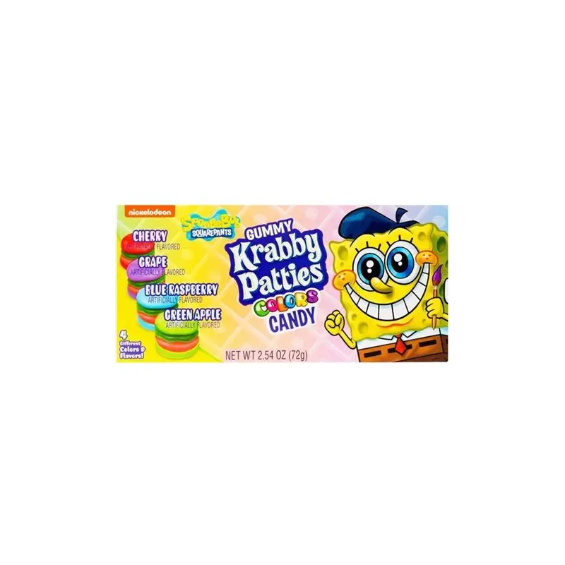 Spongebob Gummy КrаЬЬу patties Theatre Вох (12х72g)
