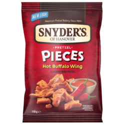 Snyder's Pretzel Pieces Hot Buffalo Wing (10 x110g)