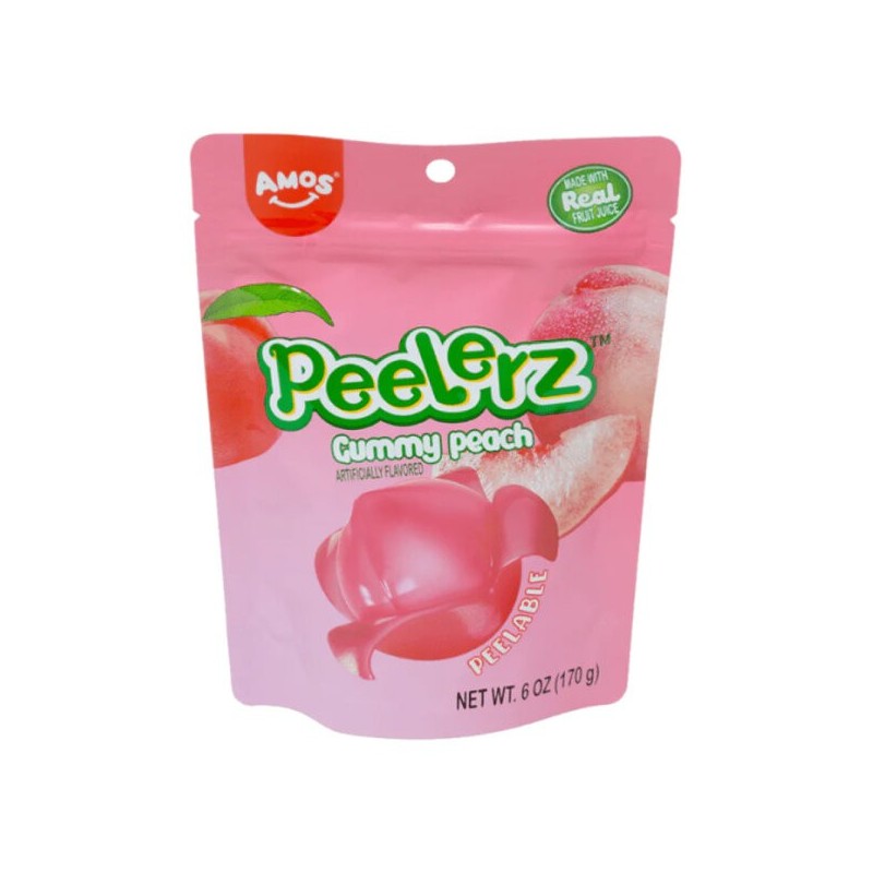 Amos Peelerz Gummy Peach (12 x 170g)