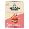 Quaker Protein Strawberries & Cream 8 Pack(335g)