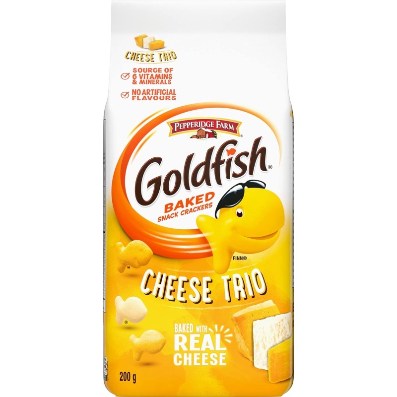 Goldfish Crackers Cheese Trio (12 x 200g)