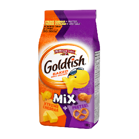 Goldfish Crackers Mix Xtreme Chedder Pretzel (12x 200g)