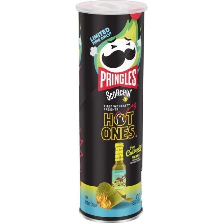 Pringles Hot Ones Las Calientes Verde 156g (CAN)