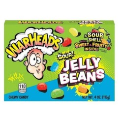 Warheads Sour Jelly Beans Theatre 113g