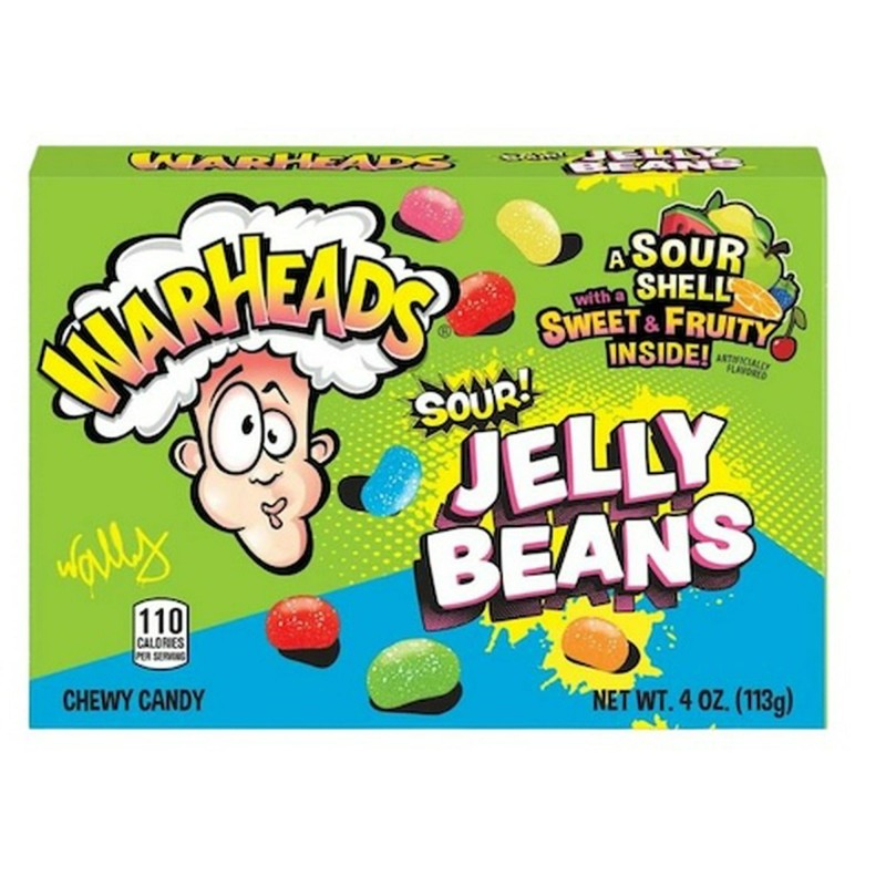 Warheads Sour Jelly Beans Theatre 113g