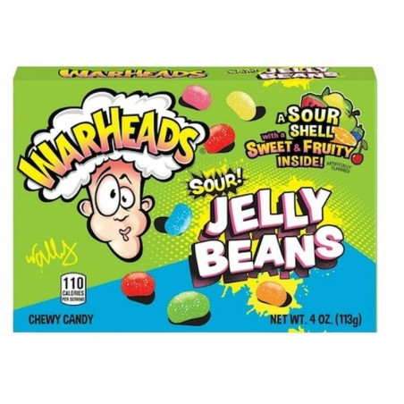 Warheads Sour Jelly Beans Theatre 113g
