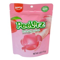 Amos Peelerz Gummy Peach 40g -