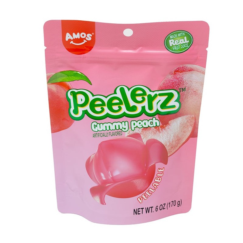 Amos Peelerz Gummy Peach 40g -