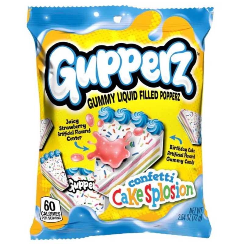 Gupperz Confetti Cake Splosion USA (12x 72g)