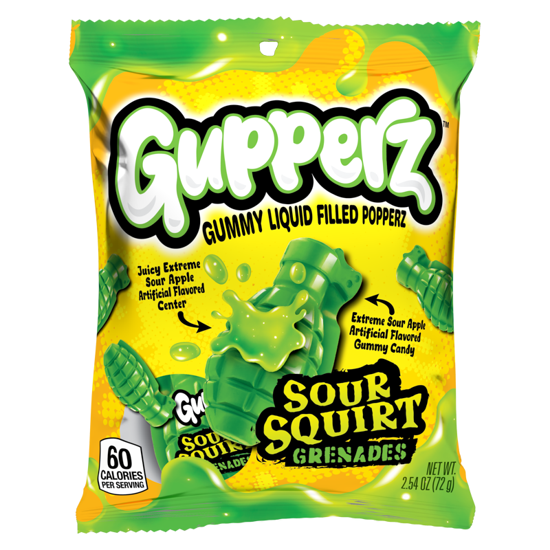 Gupperz Sour Squirt Grenades 72g