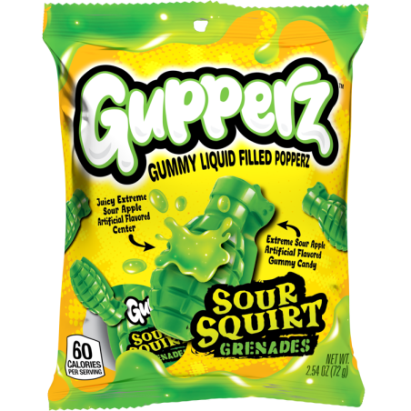 Gupperz Sour Squirt Grenades 72g