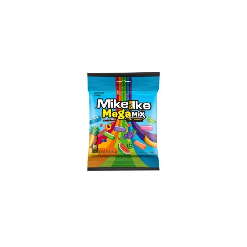 Mike & Ike Mega Mix Peg Bag 142g -