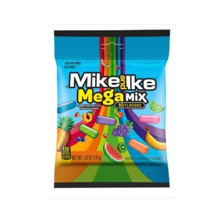 Mike & Ike Mega Mix Peg Bag 142g -