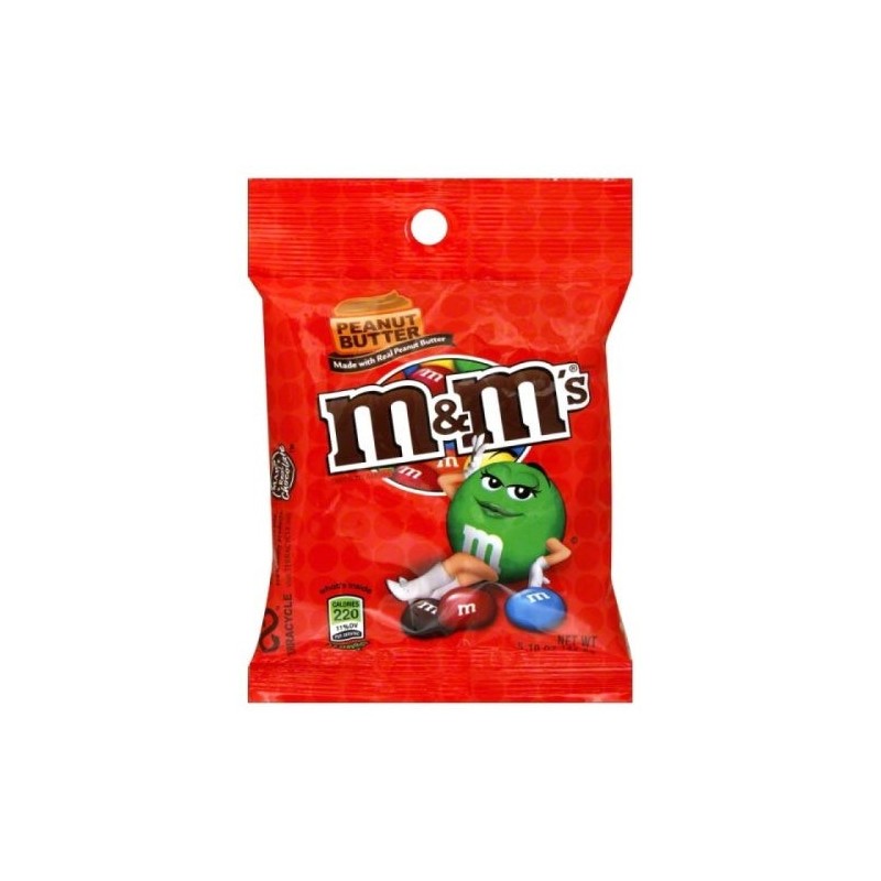 M&M Peanut Butter Peg Bag USA (12x144g)