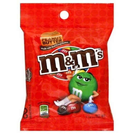 M&M Peanut Butter Peg Bag USA (12x144g)