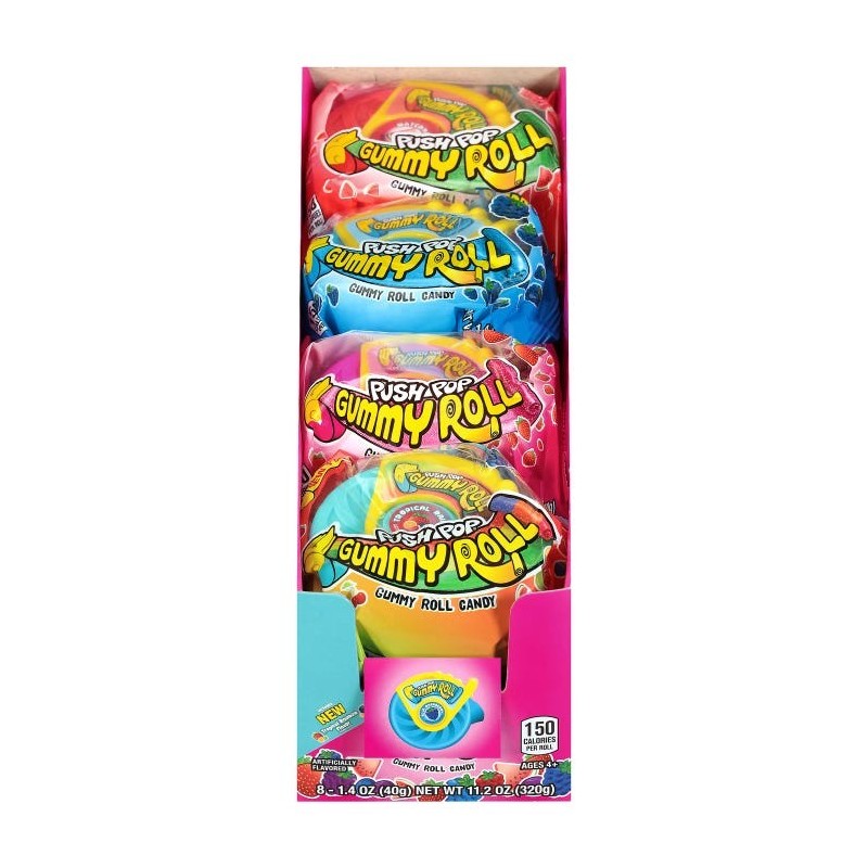 Topps Push Pop Gummy Roll 39g