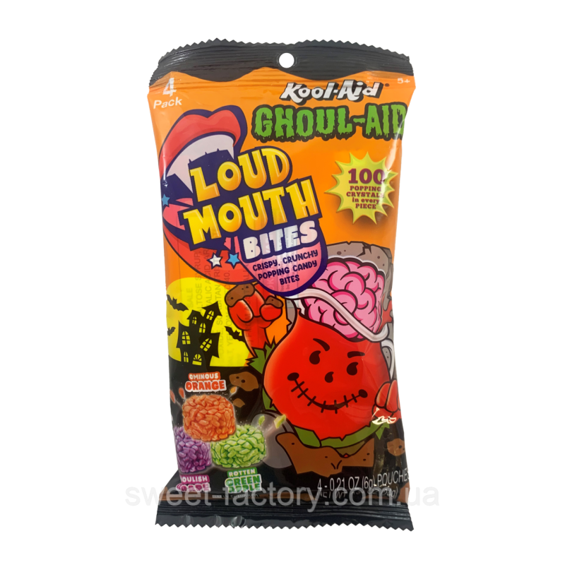 Kool-Aid Ghoul Aid Loud Mouth Bites 24g