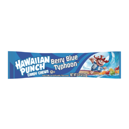 Hawaiian Punch Chew Bar Berry Blue Typhoon 23g