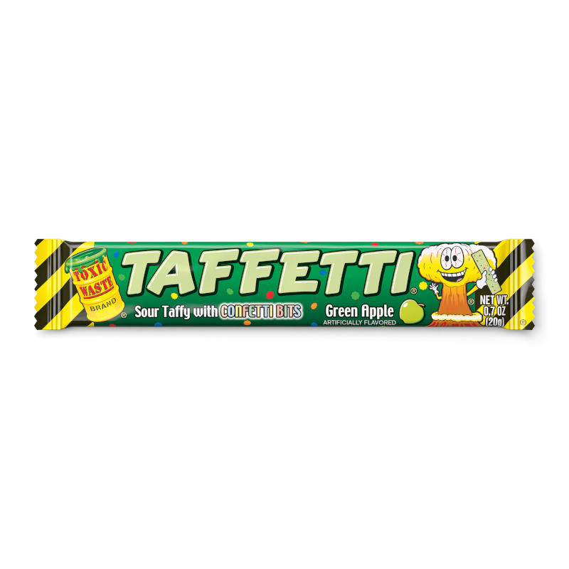 Toxic Waste Taffetti Green Apple 20g