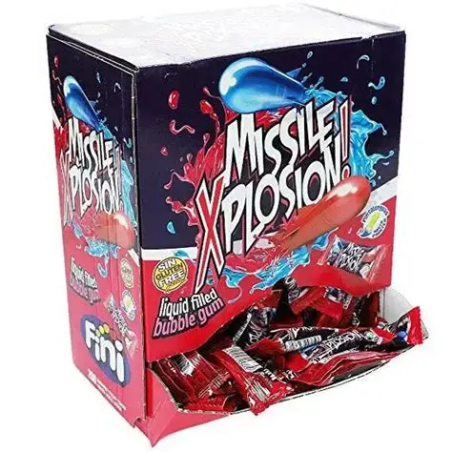 Fini Missil Explosion Bubblegum (200 Pieces)