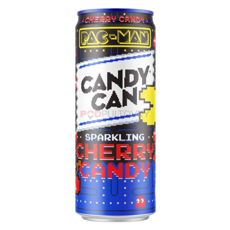 Candy Can Pac Man Sparkling Cherry Candy 330ml
