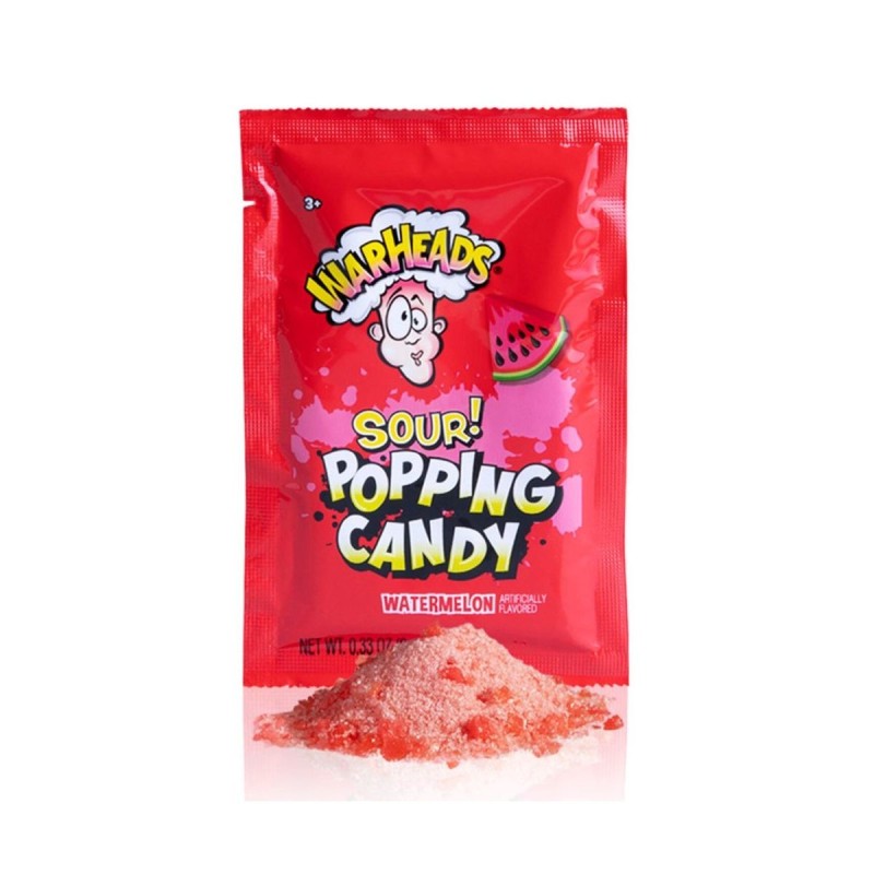 Warheads Sour Popping Candy Watermelon 9g