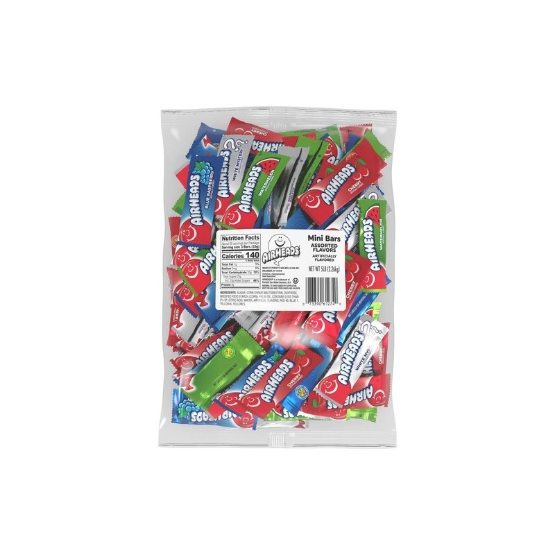 Mini Airheads Bulk Bars Assorted 2.27Kg Bag