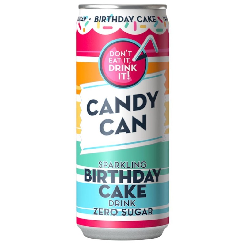 Candy Can Birthday Cake (12 x 330ml)