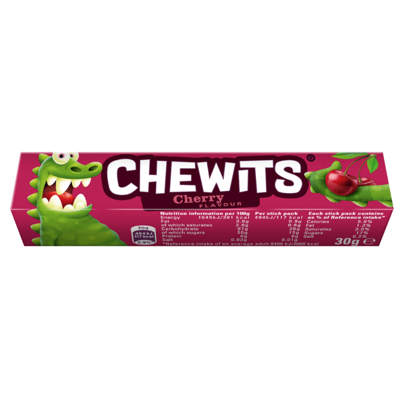 Chewits Cherry Stick Pack 30g