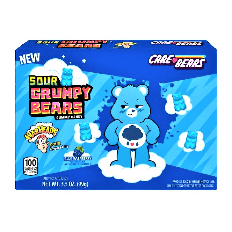 Warheads Sour Grumpy Bears Theatre Box 99g