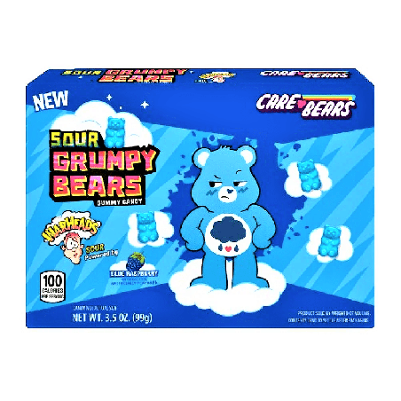 Warheads Sour Grumpy Bears Theatre Box 99g