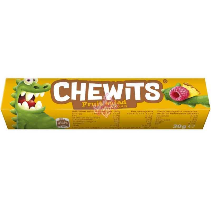 Chewits Fruit Salad Stick Pack 30g