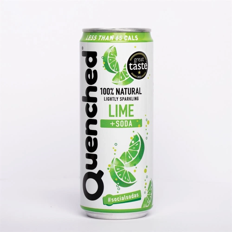 Quenched Lime & Soda 330ml
