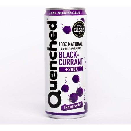 Quenched Blackcurrant & Soda 330ml