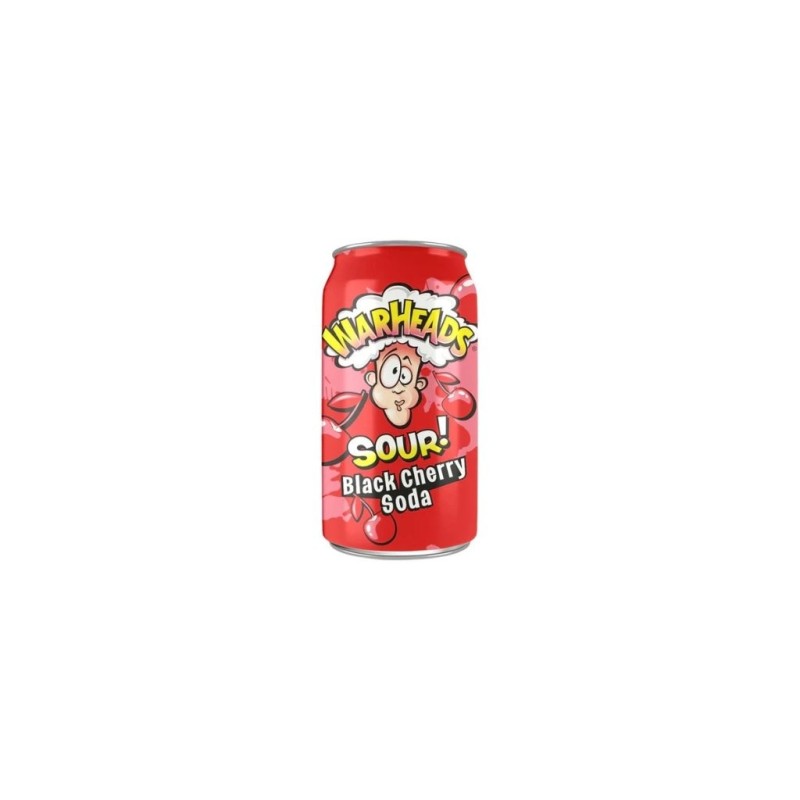 Warheads Sour Black Cherry Soda 330ml