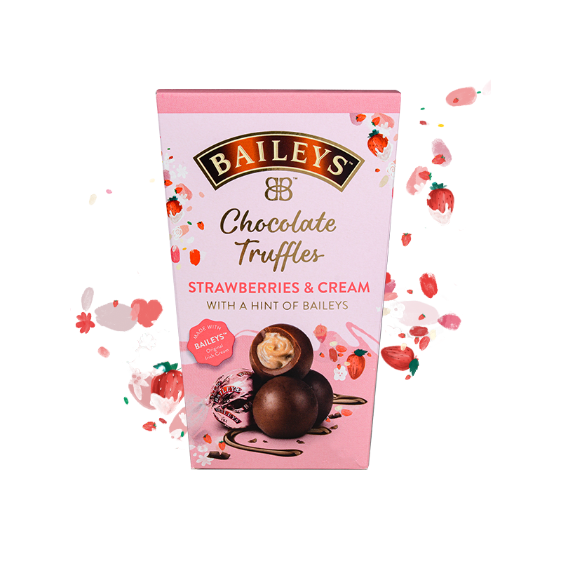 Baileys Strawberry & Cream Truffles 205g