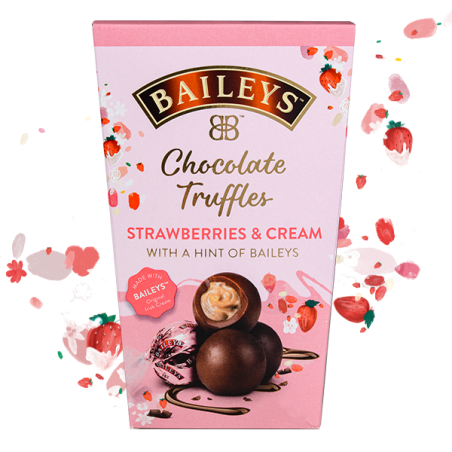 Baileys Strawberry & Cream Truffles 205g