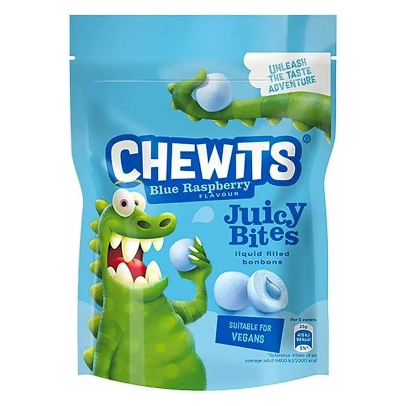 Chewits Blue Raspberry Juicy Bites 115g
