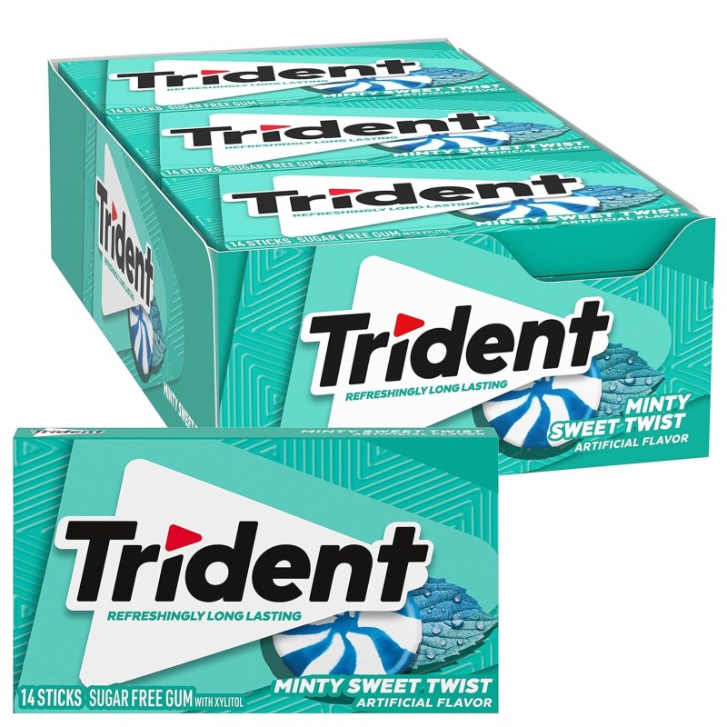 Trident Gum Minty Sweet Twist SUA 31g