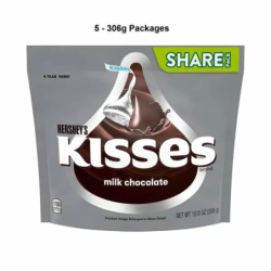 Hershey's Kisses Milk Chocolate Share Pack 306g
