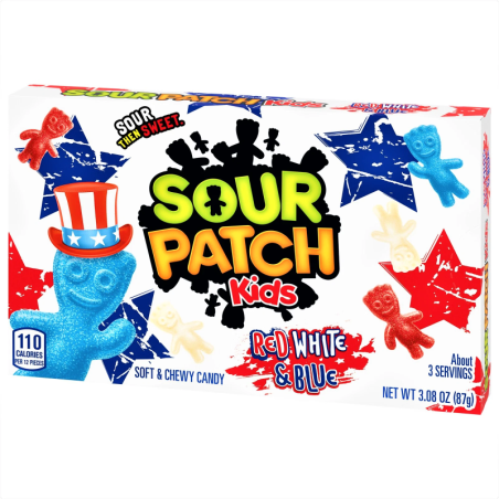 Sour Patch Kids Red White & Blue 87g