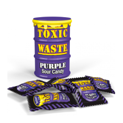 Toxic Waste Purple Sour Candy Drum42g