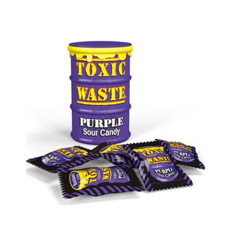 Toxic Waste Purple Sour Candy Drum42g