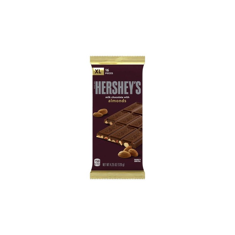 Hershey's Milk Chocolate with Almonds XL (12 x 120g)