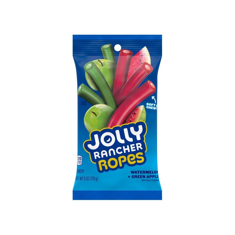 Jolly Rancher Ropes Watermelon & Green Apple 170g