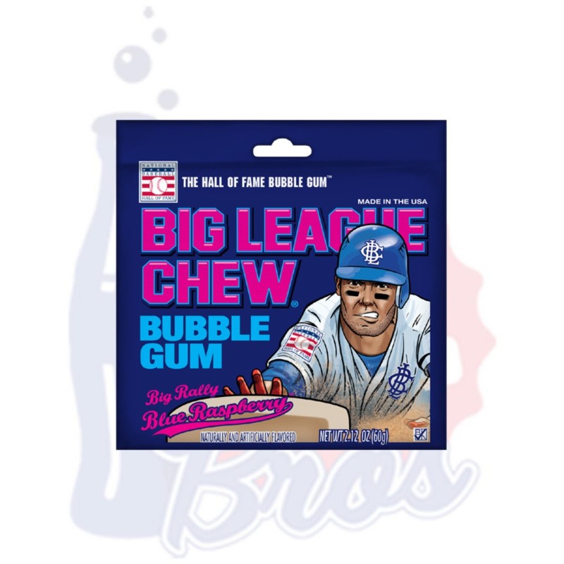 Big League Chew Blue Raspberry 60g
