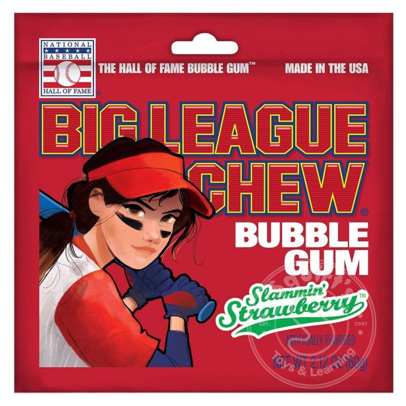 Big League Chew Girl Strawberry 60g